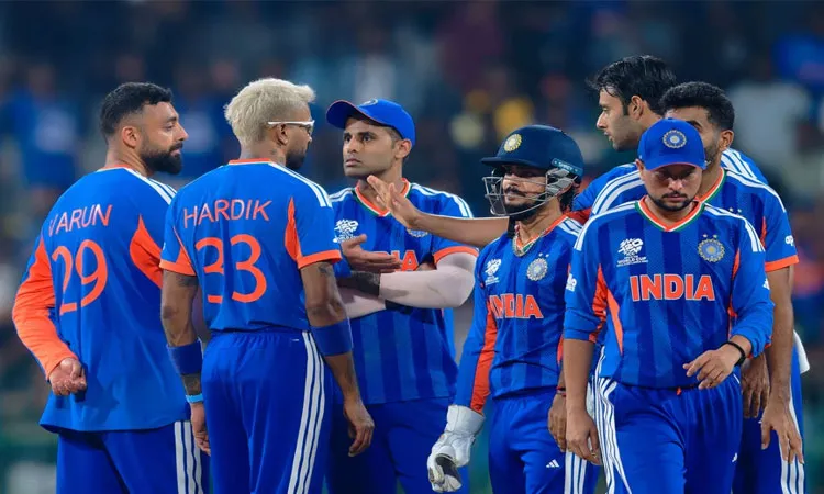 Hardik Pandya and Jasprit Bumrah struck in the powerplay, reducing Pakistan to 34 for 4. Babar Azam fell to Axar Patel, and the match quickly slipped away.