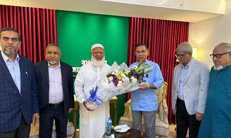 On Sunday evening, Tarique visited the residence of Dr Shafiqur Rahman, Ameer of Bangladesh Jamaat-e-Islami, in Bashundhara.