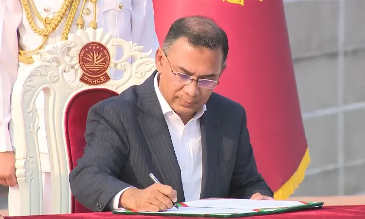 BNP Chairman Tarique Rahman was sworn in as Bangladesh’s prime minister after a landslide election win.