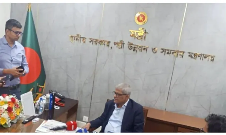 Newly appointed Local Government, Rural Development and Cooperatives Minister Mirza Fakhrul Islam Alamgir. Photo: Collected