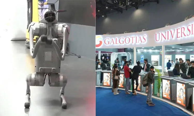 An Indian university is under scrutiny after a staff member was filmed presenting a commercially available Chinese robotic dog as its own.