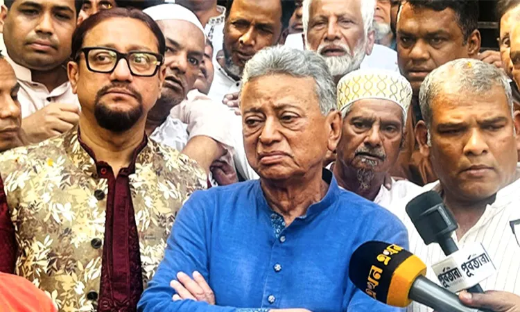 Finance Minister Amir Khasru Mahmud Chowdhury spoke to reporters at Shah Amanat International Airport on Friday.