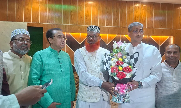 Water Resources Minister Shahid Uddin Chowdhury’s first visit to his constituency as minister.