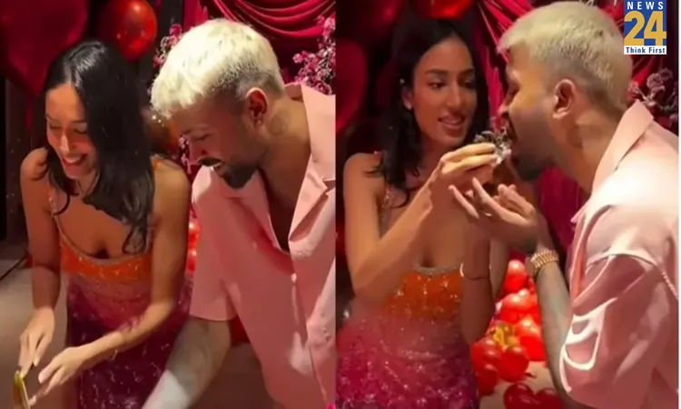 Mahieka Sharma Celebrates 25th Birthday With Hardik Pandya, A video of the celebration has gone viral on social media.