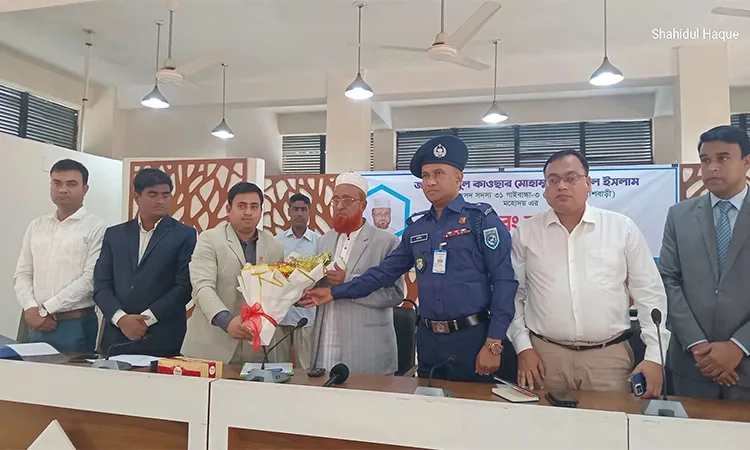 Reception Held for Newly Elected MP in Sadullapur