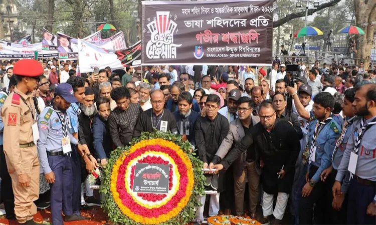 Bangladesh Open University Observes International Mother Language Day