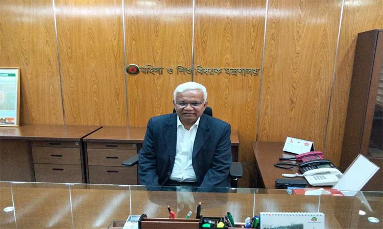 File Photo Dr. AZM Zahid Hossain, Minister for Women Child Affairs and Social Welfare