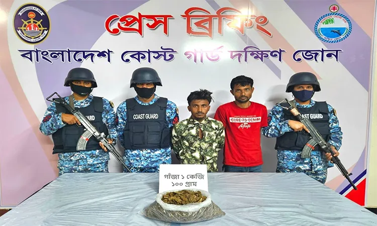 Two Arrested with Ganja in Coast Guard Raid
