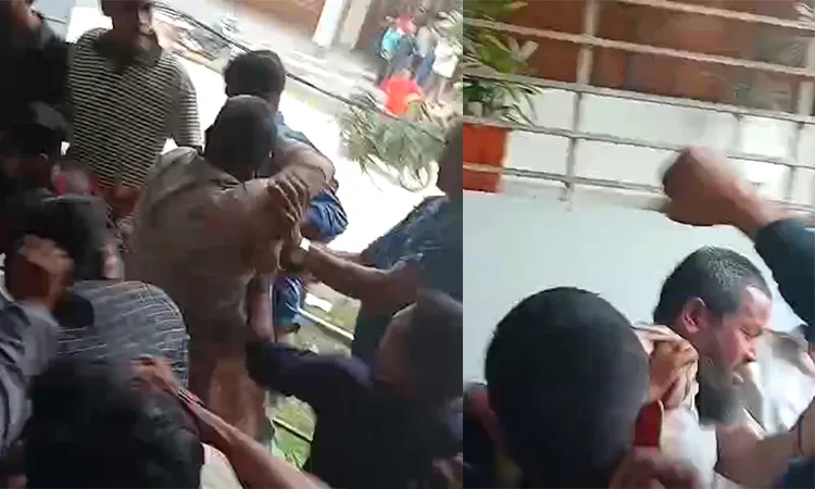 The incident took place around 1:15 pm in front of the office of the Chatmohar Upazila Parishad Executive Officer.