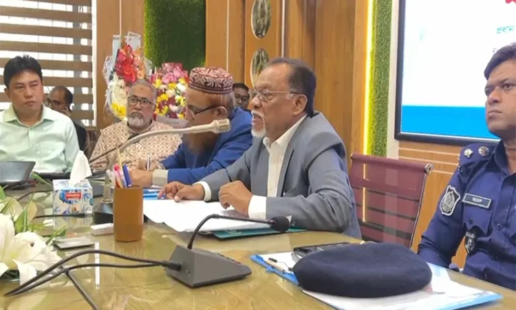 A resident of Kamalnagar Upazila, Ismail Zabiullah said this was his first visit to Lakshmipur since assuming office.