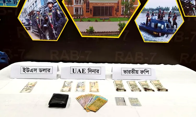 RAB-7 arrested 1person in Chattogram with fake Indian rupees,