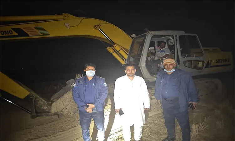 Chauddagram Administration Fines and Imprisons Illegal Soil Cutters