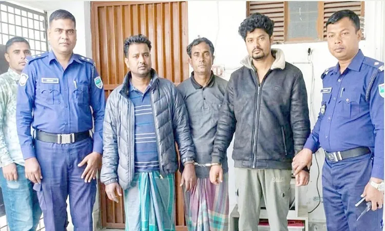 Stolen motorcycles recovered in Narail four gang members arrested