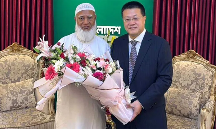 Chinese Ambassador Meets Opposition Leader Dr. Shafiqur Rahman