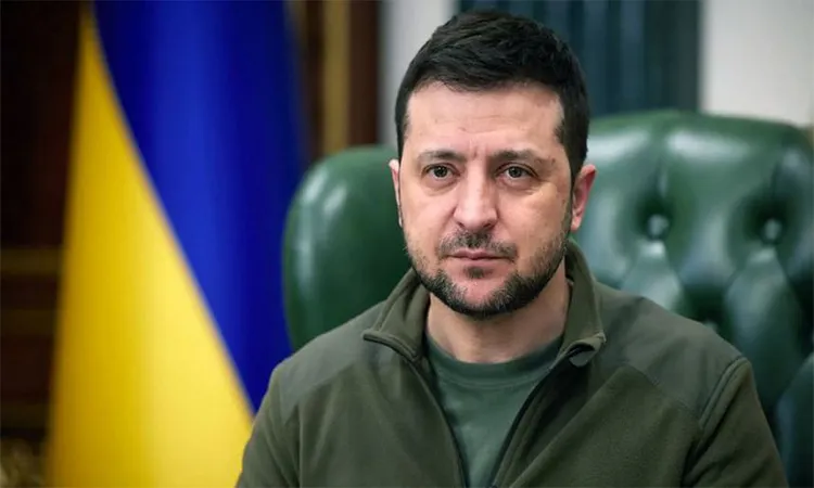 Ukrainian President Volodymyr Zelensky