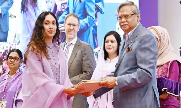 Begum Khaleda Zia's Granddaughter Zaima Rahman Receives Posthumous Award