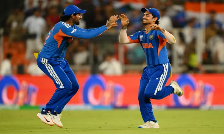 Ishan Kishan took another great catch in the outfield.