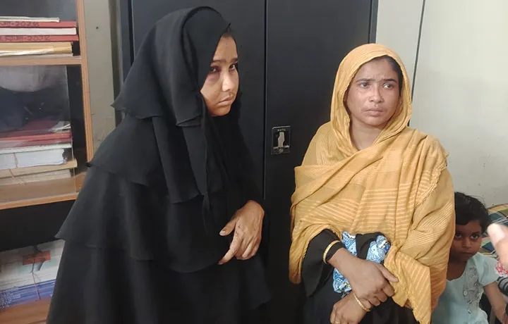 The arrested women are Habiba Akhtar (24), and Maryam Khanam (30).