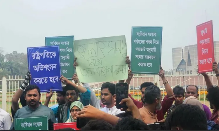 NCP's position before Parliament on 3 demands, including the impeachment of the President. Photo: Collected