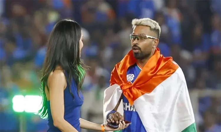 Hardik Pandya booked for allegedly insulting the Indian flag