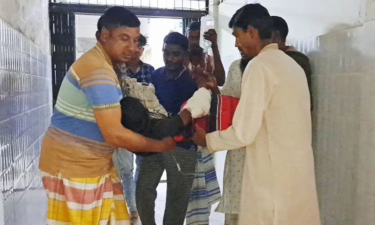 Sajedul Islam was shot in the hand, while Naeem Hossain sustained a bullet injury in the lower abdomen.