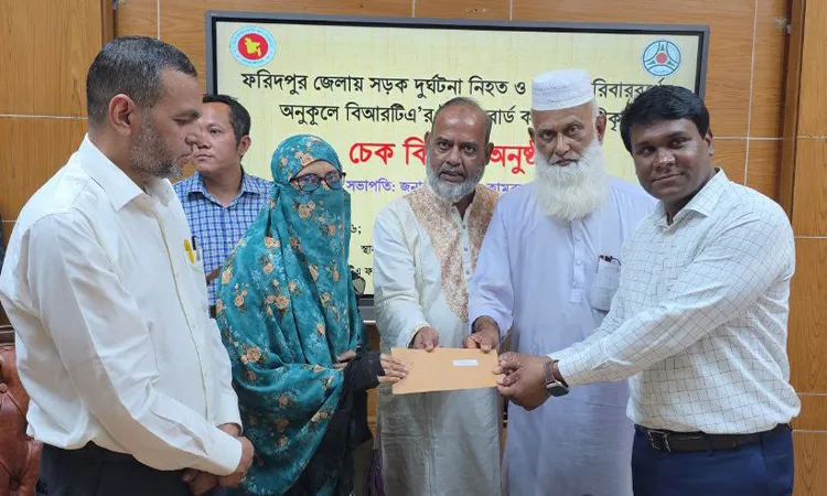 The Bangladesh Road Transport Authority distributed Tk1.93 crore.