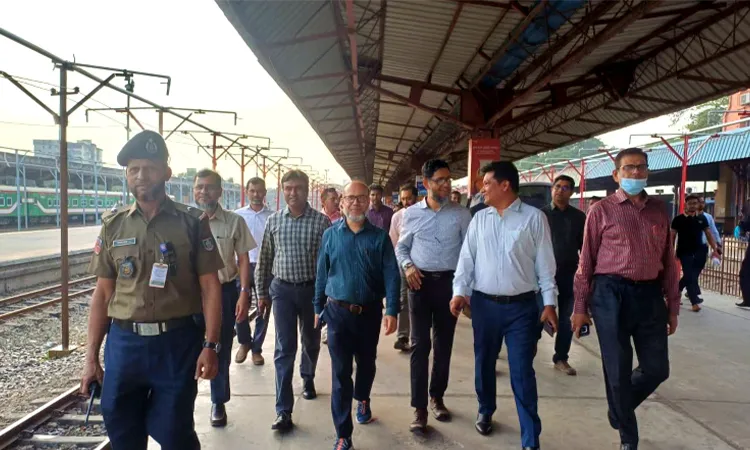 GM Md. Subaktagin inspected Chattogram Railway Station to review preparations for the Eid-ul-Fitr travel rush