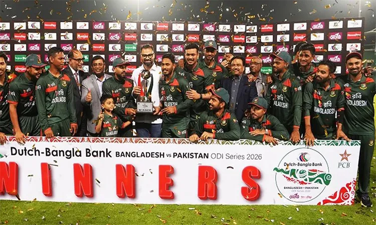 Bangladesh Climb to 9th in ICC ODI Rankings After Historic Series Win Over Pakistan