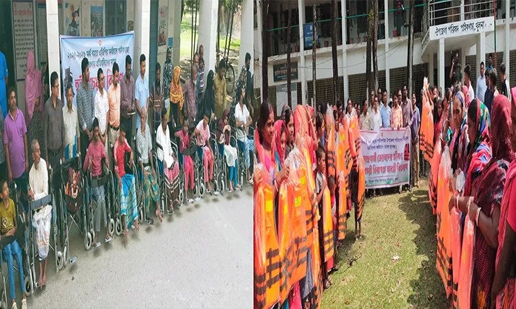 The distribution programme was held at the Upazila Parishad premises.