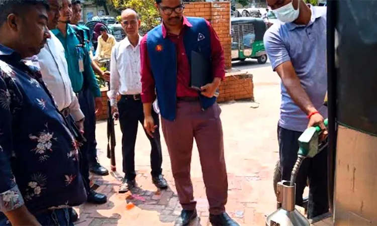 A mobile court drive conducted by the Bangladesh Standards and Testing Institution (BSTI) on Wednesday.