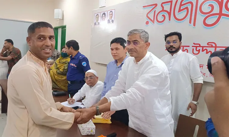 The cheques were handed over by Water Resources Minister Shahid Uddin Chowdhury Anee.