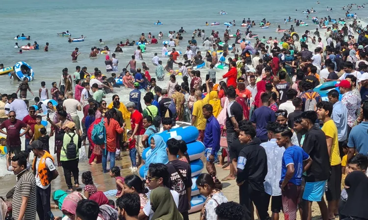 Thousands flock to Cox’s Bazar during Eid holidays