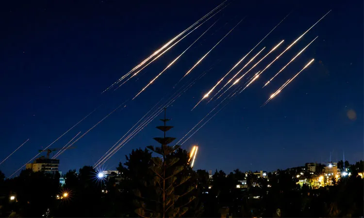 Iran’s Revolutionary Guards confirmed launched multiple waves of missiles at Israel.