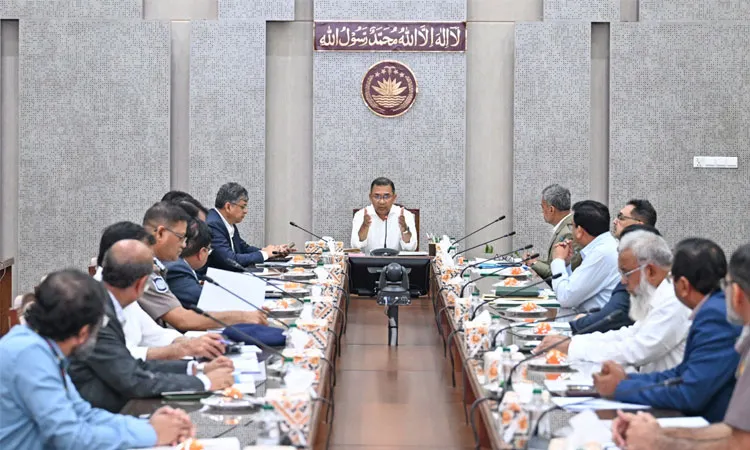 The meeting was held at the Cabinet Division office.