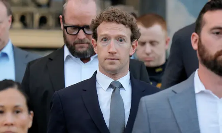 Mark Zuckerberg arrives for a landmark trial over whether social media platforms deliberately addict and harm children.