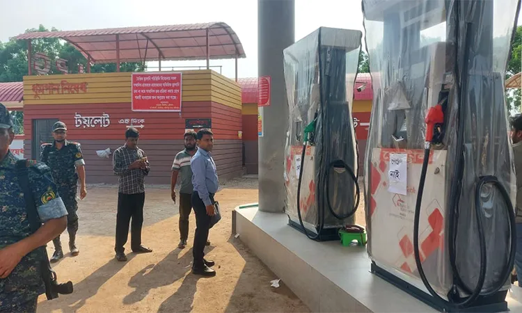 The drive was conducted on Saturday afternoon at two filling stations—Hossain Filling Station and Royal Filling Station—in Kanaipur Bazar.