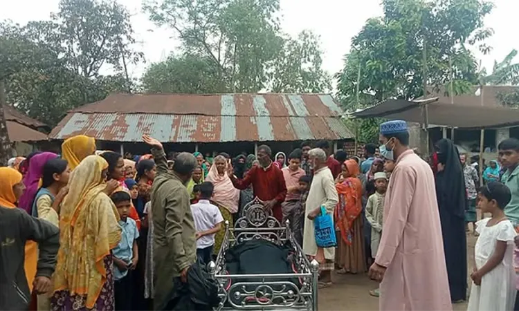 Their funeral prayers were held in stages after Zuhr, attended by grieving relatives and local residents.