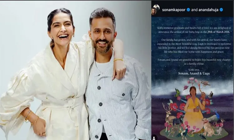Sonam Kapoor and Anand Ahuja Welcome Second Child