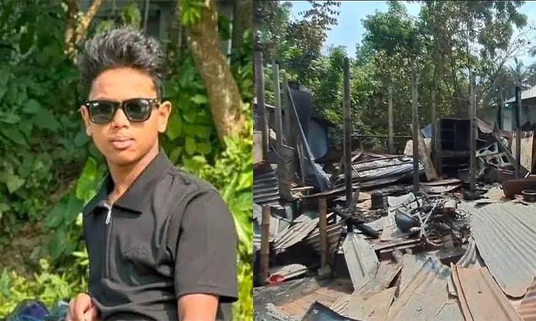 Teenager Killed in Faridpur House Fire Family Alleges Arson