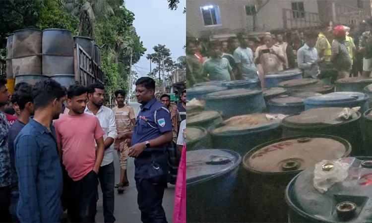 7,400 Liters of Illicit Diesel Seized in Narail; Two Fined