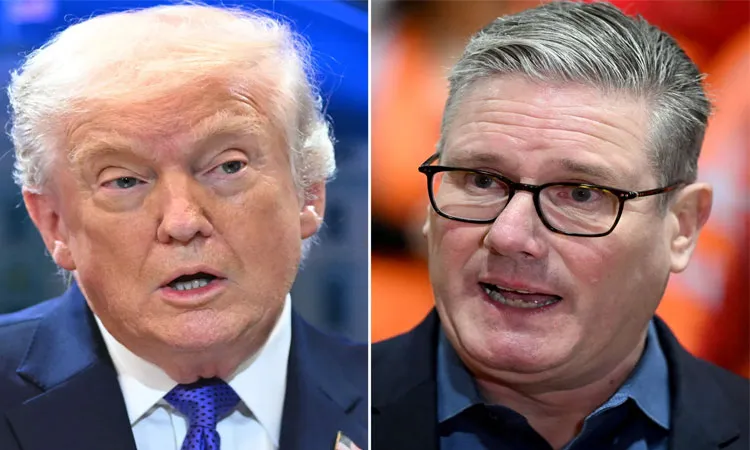 Donald Trump has repeatedly targeted insults at Keir Starmer since the war began