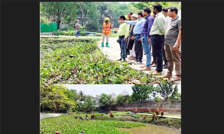 Paikgachha Launches Lake Cleaning and Mosquito Control Drive