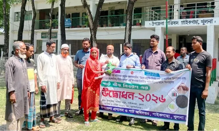 Free Jute Seeds Distributed to 1,000 Farmers in Paikgachha