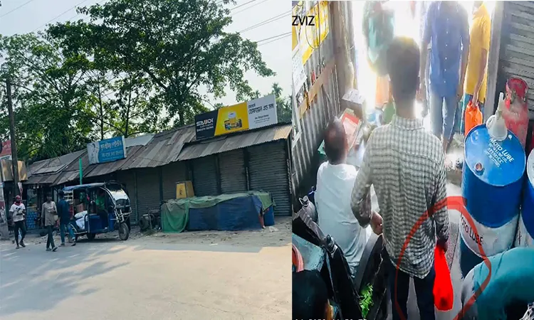 Witnesses said the situation escalated when the accused became aggressive and assaulted the shopkeeper inside the shop.