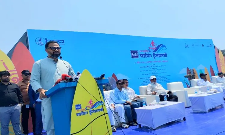 The National Surfing Competition has begun in Cox’s Bazar: Photo Cox's Bazar Correspondent
