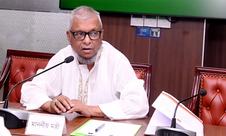 File photo: Minister of Labor and Employment Ariful Haque Chowdhury.