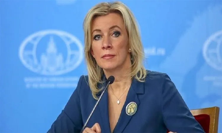 Russian Foreign Ministry spokeswoman Maria Zakharova. Collected photos