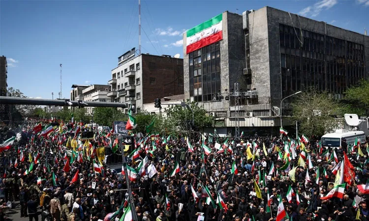 Thousands of mourners have gathered in the centre of Iran’s capital to remember of Supreme Leader Ayatollah Ali Khamenei's 40days Death.