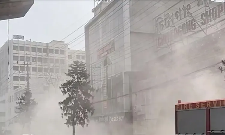 Fire Breaks Out at Chattogram Shopping Complex; 5 Units Responding
