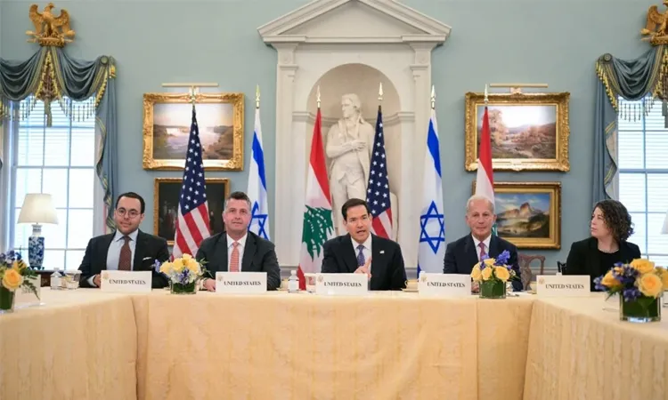 The first round of direct talks between Lebanon and Israel have come to an end in Washington, according to Lebanese state news, amid reports of ongoing attacks and advancement of the Israeli army into Lebanon.